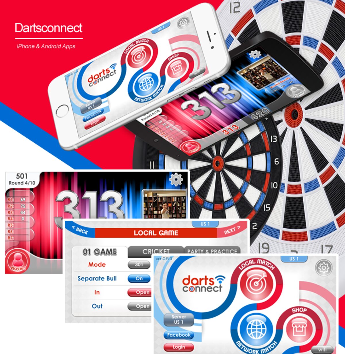 Connected Electronic Darts Competition Platform — Sports and Entertainment