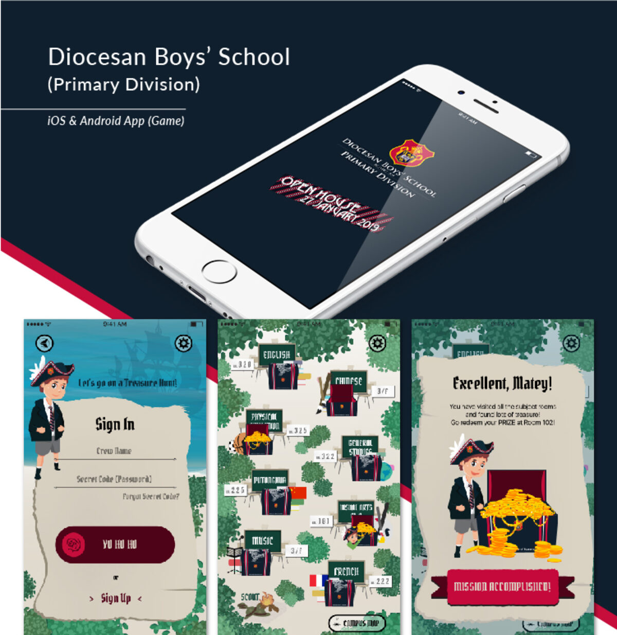 Interactive Open-Day Event Application — Education and Events
